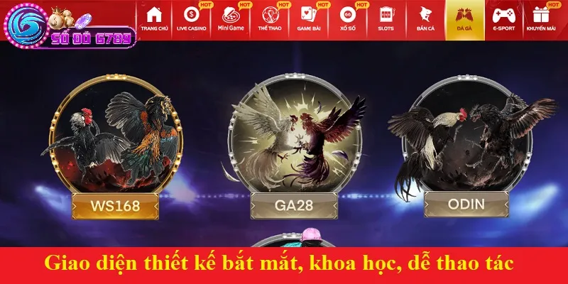 Giao diện thiết kế bắt mắt, khoa học, dễ thao tác Giao diện thiết kế bắt mắt, khoa học, dễ thao tác