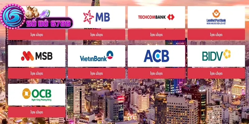 Nạp tiền bằng tài khoản ngân hàng mang lại sự tiện lợi