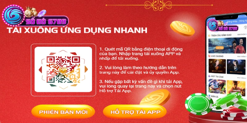 Tải ứng dụng để tiến hành mở tài khoản