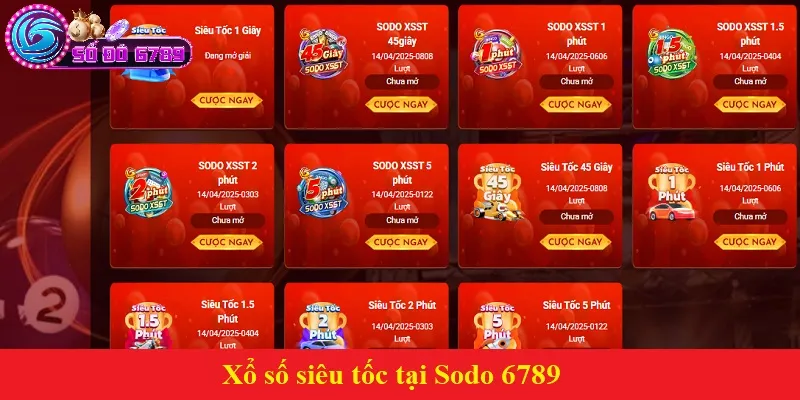 Xổ số siêu tốc tại Sodo 6789 Xổ số siêu tốc tại Sodo 6789